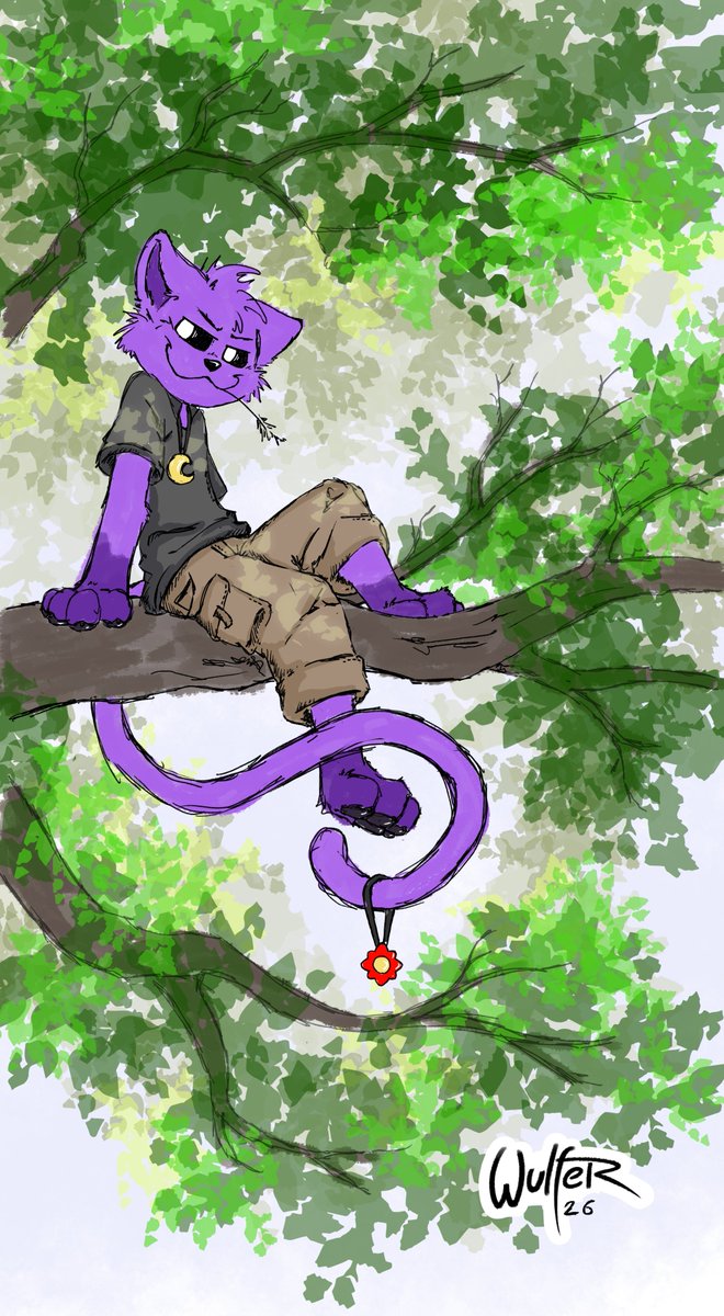 wulferthewolf's tweet photo. come and get it...

I tried something new. 
I don't know yet if it's just a sketch, a WIP, or if it's already finished." XD
#catnap
#smilingcritters https://t.co/N8iByb3Gjl
