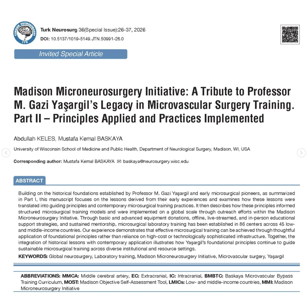 DrBaskaya's tweet photo. Happy 101st Birthday, Professor Yaşargil.
One year after his passing, his legacy remains a responsibility: to keep learning, teaching, and advancing microneurosurgery for the next generation.
#MGaziYasargil #Microneurosurgery #MadisonMicroneurosurgeryInitiative #BaskayaLab https://t.co/lyvXVGtSoU