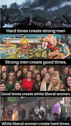 Dcrease13's tweet photo. @DavidVance Women in power, what daft twat thought that'd be a good idea!? 🤦‍♂️ https://t.co/fgC3fklzvu