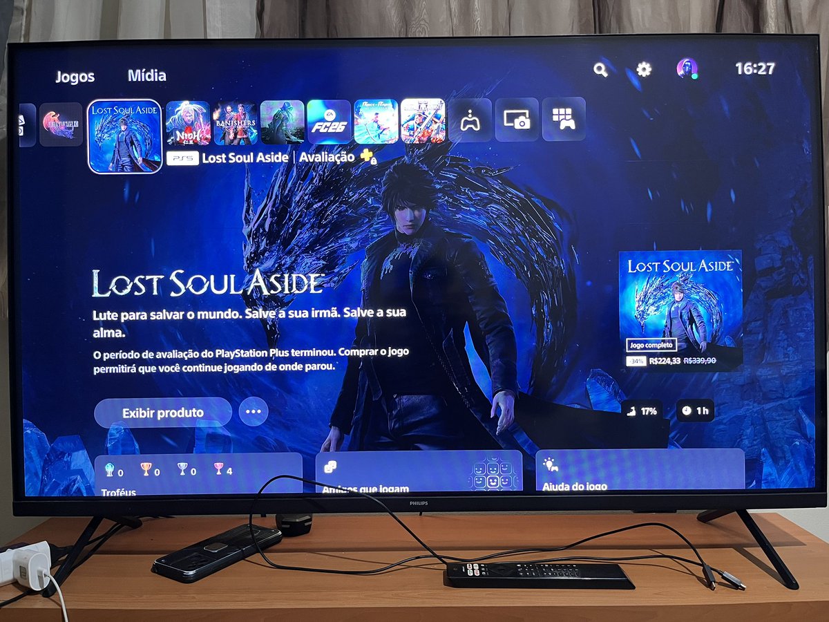 O_CORNETA2's tweet photo. Dica do Extremo ES.

Se você tem PS5 joguem esse jogo, eu tenho a PSN Deluxe e testei ele por 2 horas e digo, o jogo é muito bom.

Não acredito que perdi esse lançamento em 2025. https://t.co/h88611t80w