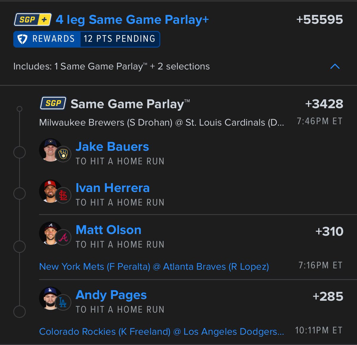 KeeSkeeCaps's tweet photo. THE +55595 HOME RUN ENGINE FLYER 📊💣

We preach strict unit discipline, but the data engine flagged extreme situational value across tonight’s MLB slate that we simply cannot ignore. Environmental metrics, platoon splits, and pitching matchups are fully aligned.

The Power Slate:
🪵 Jake Bauers & Ivan Herrera (SGP)
🪓 Matt Olson
🌌 Andy Pages

We hunt for market margin wherever the numbers point us. Let's catch lightning in a bottle tonight. 🔱⚡️ 

#BettingTwitter #HRProps #MLB