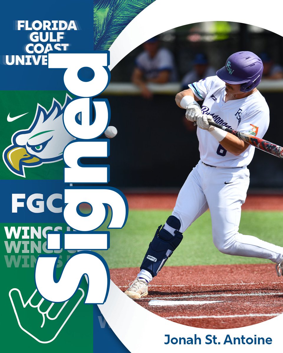 FGCU_Baseball's tweet photo. Jonah St. Antoine has joined the Green &amp; Blue!

#WingsUp https://t.co/L74orTnkNn