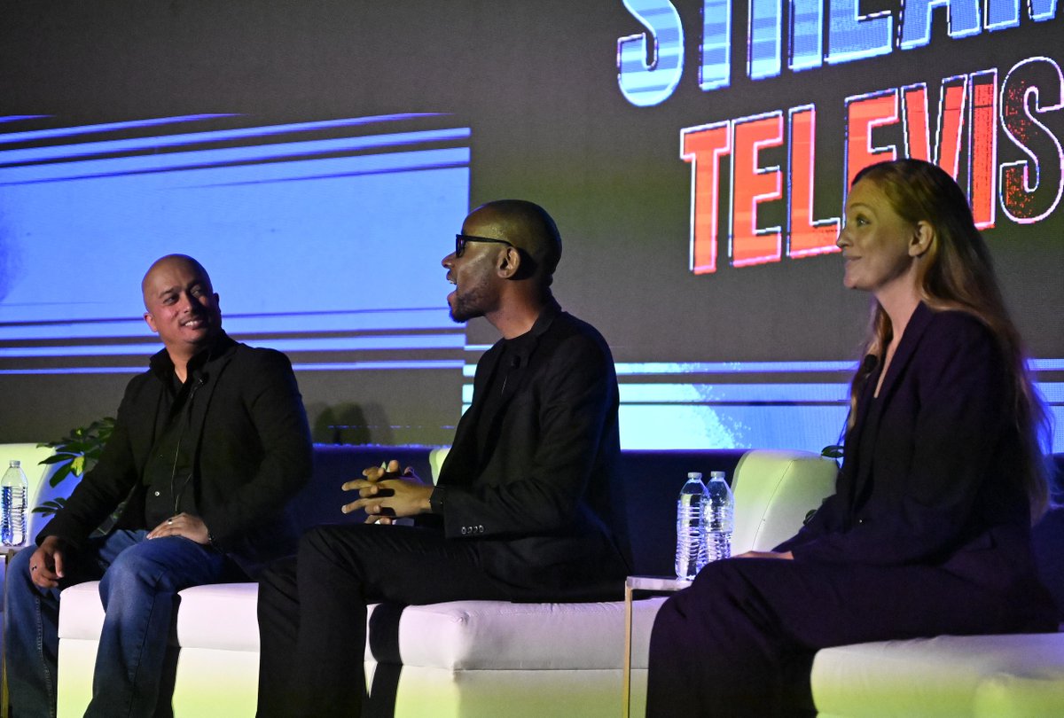 Studio71US's tweet photo. What a week at @streamtv_show! Our Director of OTT recently took the stage for a Leaders Roundtable. 

The conversation drove home a massive shift we've always known: Creators are fundamentally changing the way streaming networks think about content, and partnerships! 

Thank you to fellow panelists, and everyone who attended the session. #StreamTVShow