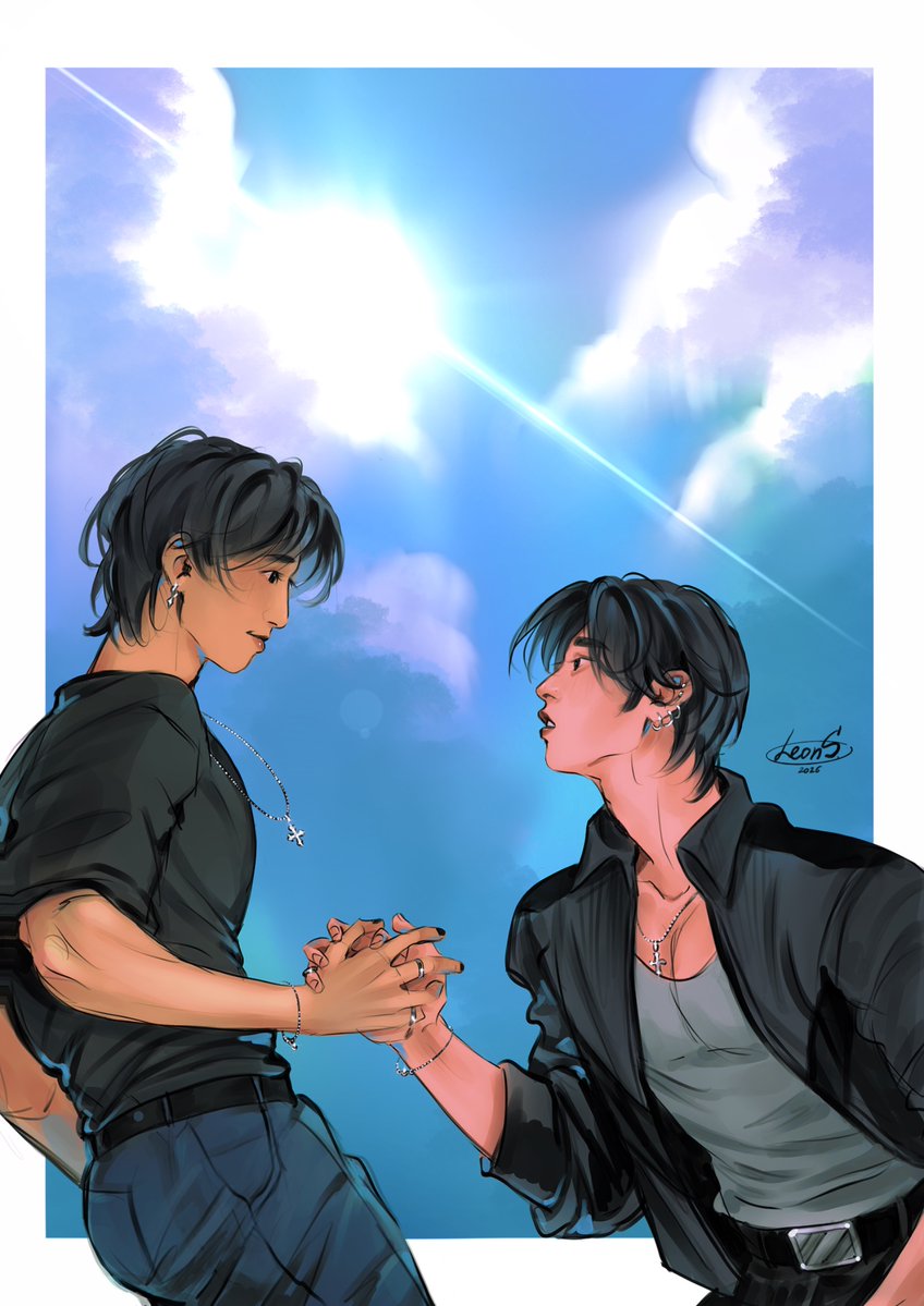 leon_s7's tweet photo. 🤍🌤️🩵 
#minsung #skzfanart https://t.co/QHyC9j84BK