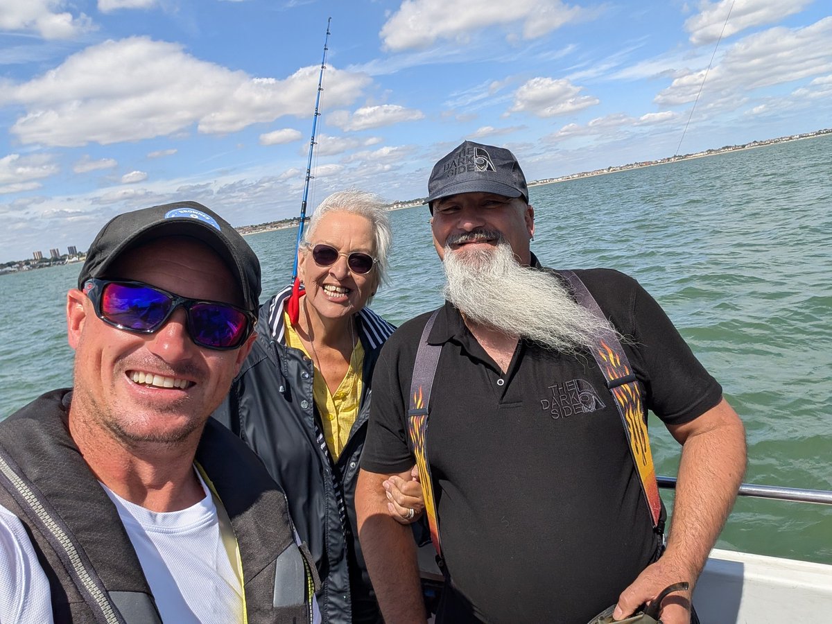 AngusBrowne1's tweet photo. 🎣❤️ A Day We'll Never Forget

On Saturday 4th July 2026 we had the privilege of welcoming Matthew and Dianne onboard Starfish for a private 4-hour sea fishing trip on the Thames Estuary.

https://t.co/Hkau5cmIEF 

#SeaFishing #ThamesEstuary #BucketList #CreatingMemories #leigh https://t.co/rxrMIlpPut