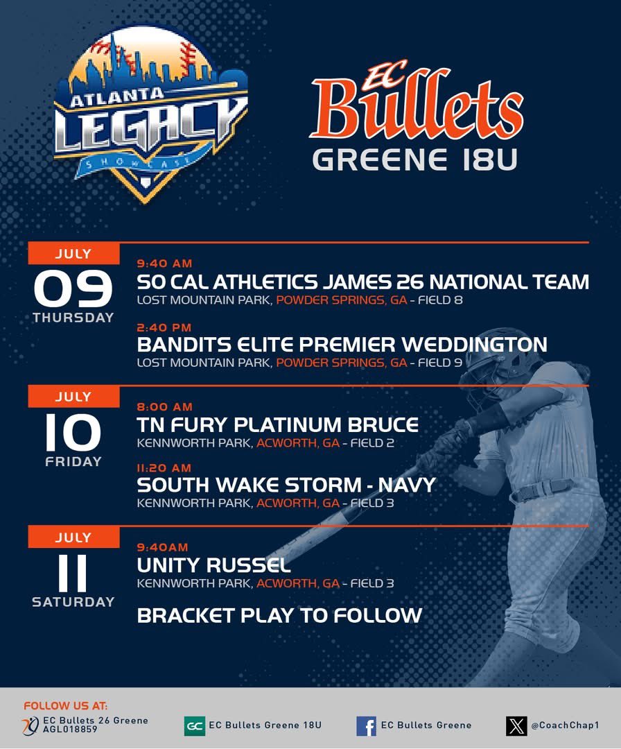 ClaraRamsey2028's tweet photo. @EastCobbBullets @triplecrownspts #ECBullets Greene will be at Lost Mountain Thursday @MooneySoph72025 @CoachChap1 @ECBCoachTaylor https://t.co/KiAiCvkoVK