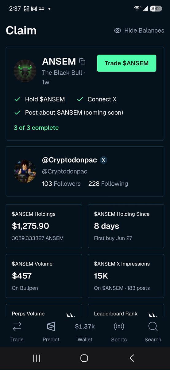 Cryptodonpac's tweet photo. @blknoiz06 @ShadooowOnX We already are.

Thank you.

This is just the beginning for $ansem and I am excited to see what's the future brings

https://t.co/e9qHaUngnO https://t.co/3Oy8zNhk08