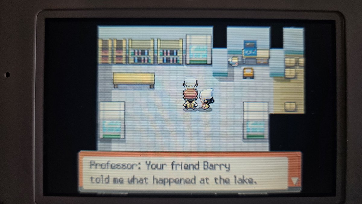 danhammick's tweet photo. The nostalgia of Pokémon Pearl wow https://t.co/9NFdO1kbkT