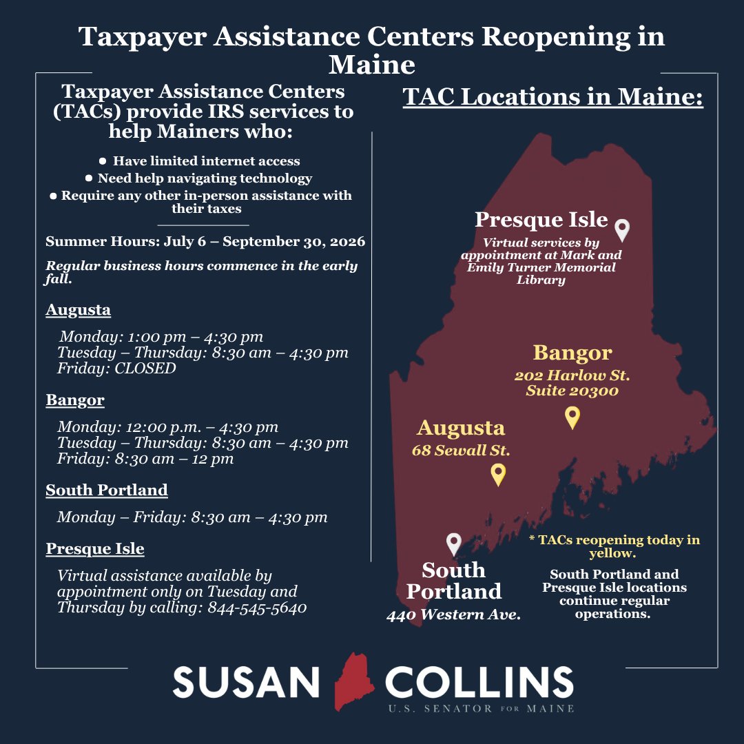Sen. Susan Collins tweet media