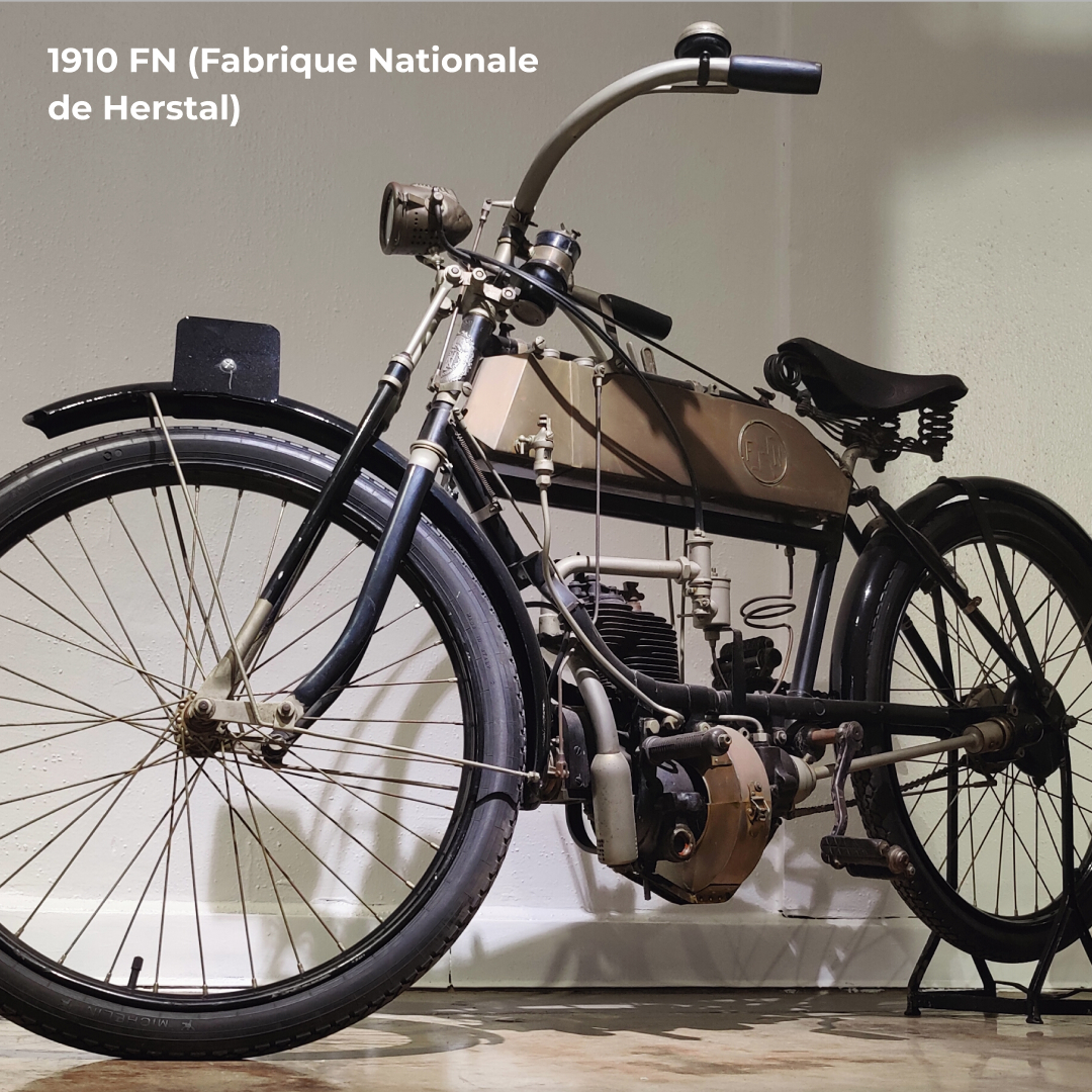 SDAutoMuseum's tweet photo. Take a ride through time in our Generational Motorcycles gallery, where rare and iconic motorcycles showcase the evolution of design, engineering, and the spirit of the open road. From the earliest motorized pioneers to celebrated classics, every motorcycle has a story to tell.

Which one are you choosing?

Visit the San Diego Automotive Museum and see these motorcycles in person: https://t.co/mjofa2aXeh

#Motorcycles #MotorcycleHistory #VintageMotorcycles #AutomotiveHistory #SanDiego #BalboaPark #SanDiegoAutomotiveMuseum