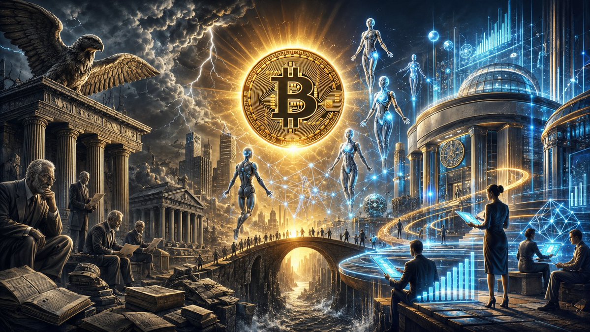 jvisserlabs's tweet photo. In case you have not heard, Bitcoin is dead and Michael Saylor is back again as the villain.

The trend is still bearish but signs of change are showing up as I showed in this week's YouTube.

The next rally will not start because everyone suddenly becomes bullish.  Sentiment is too bad.

The catalyst may be the reverse of two negatives rather than a positive.  It may start because of two forces that have punished Bitcoin ease:

1)AI equity momentum is crashing and the AI trade volatility is rising, forcing capital to look for new beta.
2)The market may have gone too far pricing AI capex as a hawkish Fed story.

AI agents are not just a demand shock. They are also a supply shock through digital labor, productivity leverage, and financial automation.

That is where Bitcoin becomes interesting again.

The Fed may have to unlearn its old framework.

Investors may have to relearn Bitcoin.

New piece:

Bitcoin and the Art of Unlearning the Fed

https://t.co/b4DHzWHHxo