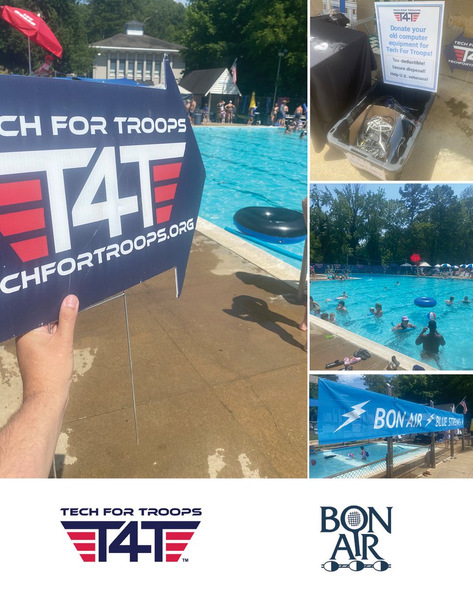 TechForTroopsVA's tweet photo. Thank you to the Bon Air Community Association for hosting #TechForTroops during your #July4th celebration! We appreciate everyone who donated technology and supported our mission to serve #Veterans through technology. Special thanks to Cary Ralston for helping make it happen. https://t.co/65jHKwxap5