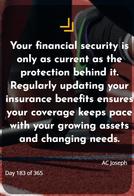 capital_316's tweet photo. Financial planning doesn't end with buying insurance. It includes reviewing and updating your policy benefits to protect what you've worked hard to build. https://t.co/oxsj2Gh5TQ