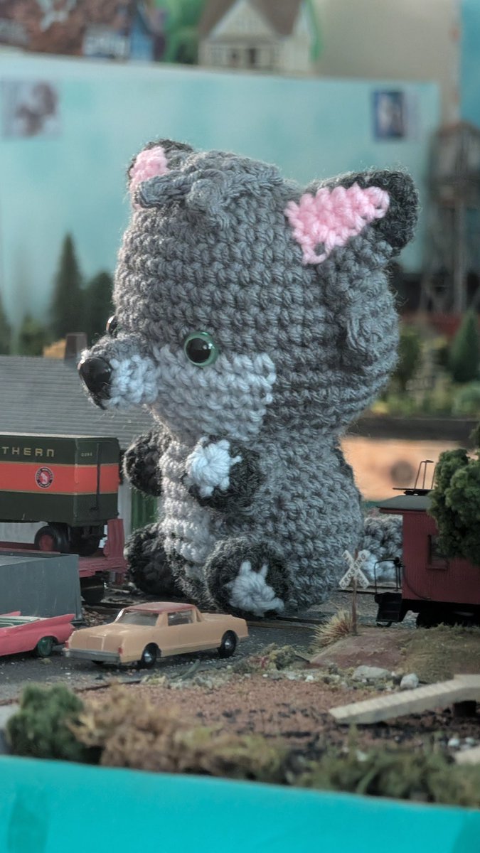 CaptainConvel's tweet photo. Look at this goober! Crochet Convel by WhatTheBeck https://t.co/FQaavKypqf