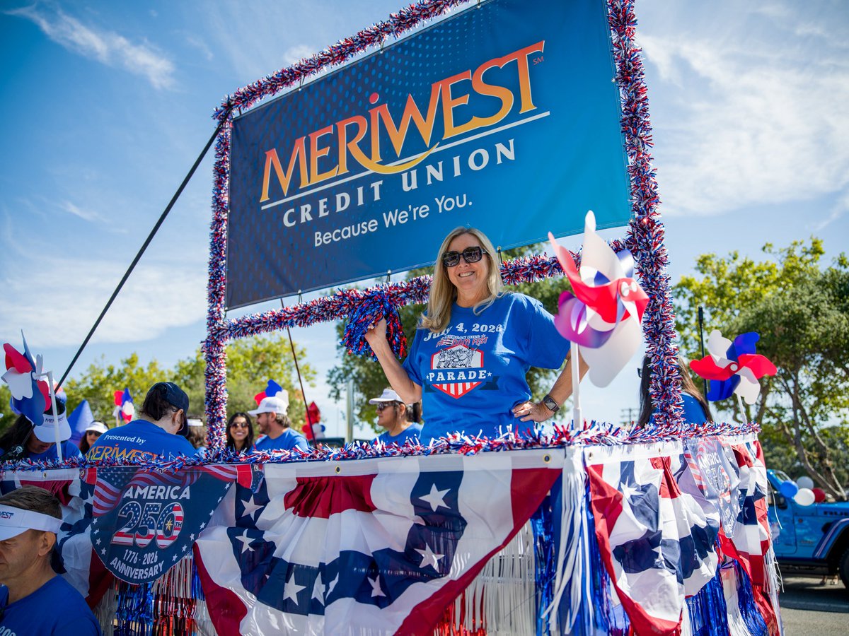 Meriwest's tweet photo. 🇺🇸 Celebrating our nation’s 250th anniversary at Morgan Hill #FreedomFest. 

Thank you to our staff, volunteers, and supporters who worked behind the scenes to make this day incredible. 🫶

#America250 #FourthOfJuly #USA https://t.co/iTUnIkEwfA
