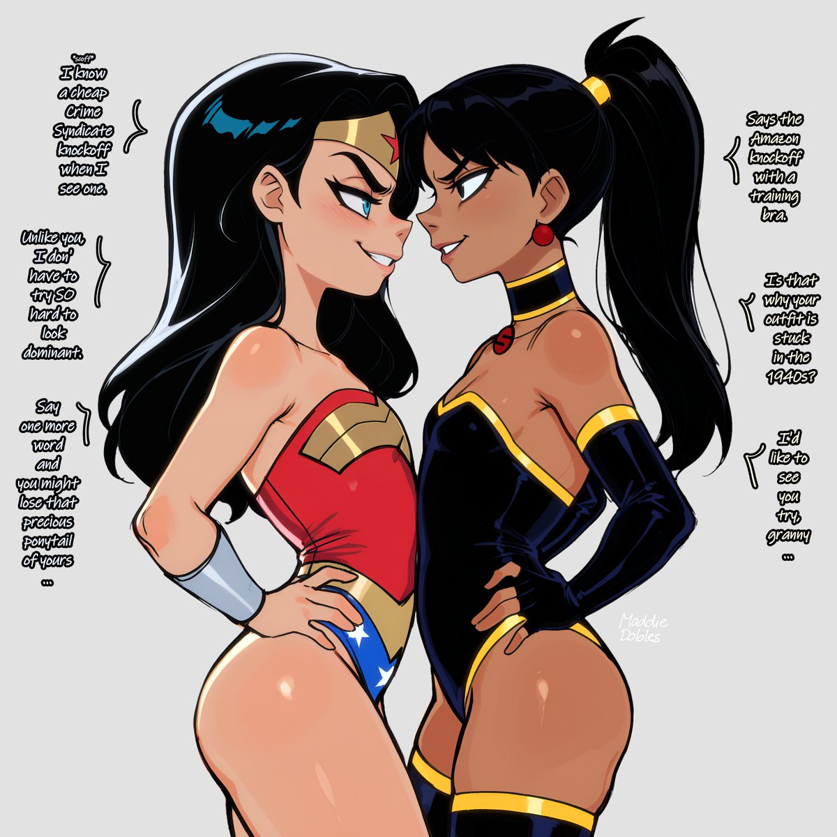 maddiedobles's tweet photo. [cmm] I don't think this will end well
(Wonder Woman, Superwoman / sfw) https://t.co/0MnupRzXML