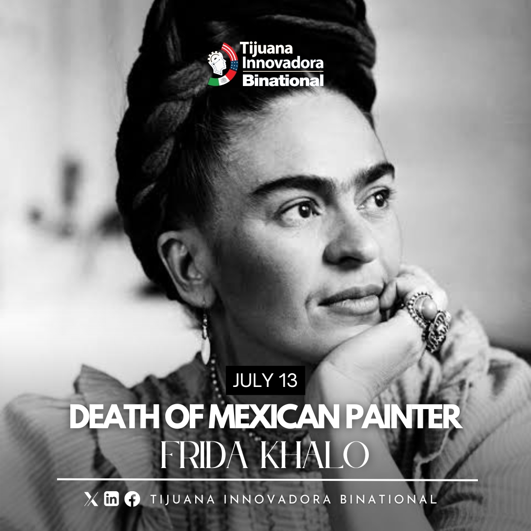 TiBinational's tweet photo. Today we #remenber &amp; #honor the #creative🎨🖌️ &amp; #artistic🖼️force that was #Mexican #painter #FridaKahlo👩‍🎨who passed away #OTD in 1954🕯️

#TijuanaInnovadora #Binational #Cultural #arts #portrait #selfportrait #anniversary #icon #thisdayinhistory #OnThisDay #OnThisDate https://t.co/lrCqOQ9wUB