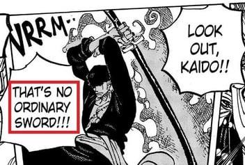 Animencyclo's tweet photo. @UndisputedZoro "It's the sword" Big Mom
"It's the sword" Kaido
"It's the sword" Zoro

"It's actually just Zoro!!!" You, for some reason

Okay buddy https://t.co/XRuROpqovm