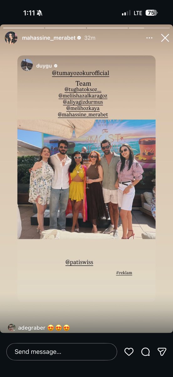 KatnissReyrey's tweet photo. Imagine being so clueless about the industry that you think a workplace photo is a scandal. 💀 Everyone here is under Tümay’s management. Mahassine is just being a class-act professional with her agent &amp; colleagues. Stop embarrassing yourselves with this fake drama. 🎪🤡 Clowns https://t.co/7GsfFSsKZO