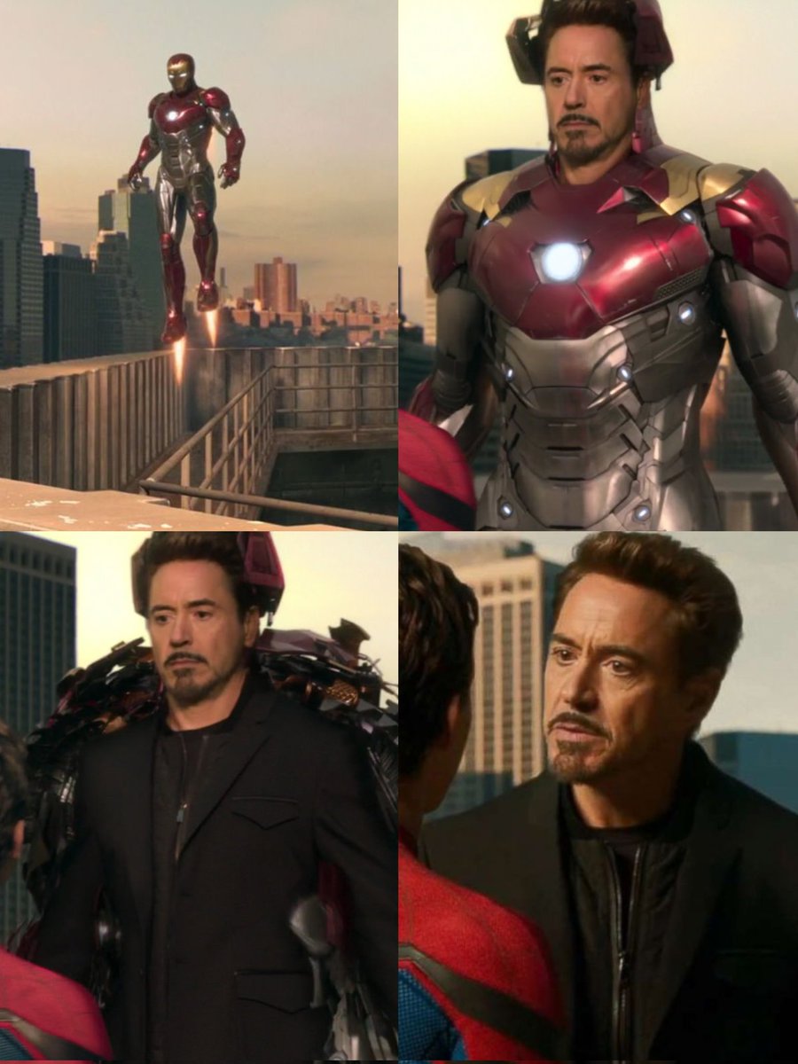 MCUFilmNews's tweet photo. 9 years ago today, Robert Downey Jr. made an appearance as Tony Stark, serving as Peter's mentor, in ‘SPIDER-MAN: HOMECOMING’. https://t.co/ynSloGe9Hr