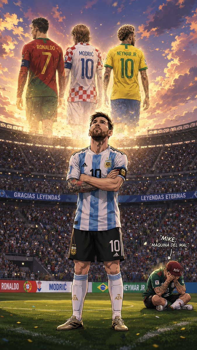 JPlatense's tweet photo. @AtaqueFutbolero Apesar de las burlas o criticas de aficionados, hinchas, periodistas deportivos, etc... este es el Mundial que se están despidiendo grandes leyendas que quedarán en la historia. Más allá de si lo hicieron con la vara en alto o falta de brillo, ya no habrá otros como ellos. https://t.co/3p2p3gKPAy