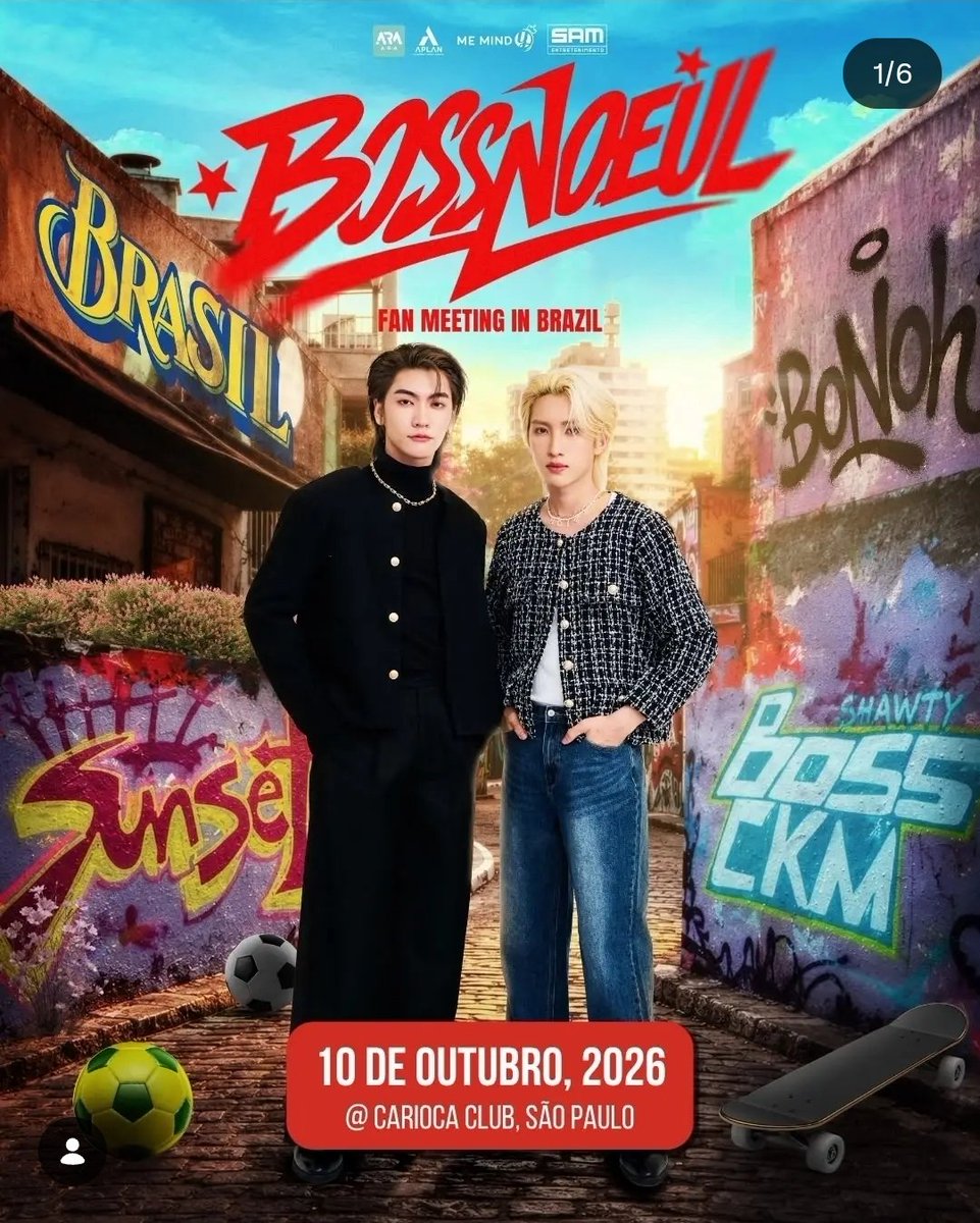BossNoeulBrasil's tweet photo. VEM AI GENTE! BossNoeul estão vindo para SP em 10 de Outubro para seu Fan Meeting.

Que irá acontecer no Carioca Club

Valores de ingressos, Benefícios e local ja disponíveis.

Vendas Gerais dia 07

#Bosschaikamon #Noeulnuttarat #BossNoeul #BoNoh #ShawtyBoss 
#MagentaBoy https://t.co/OcqHSl9EA5