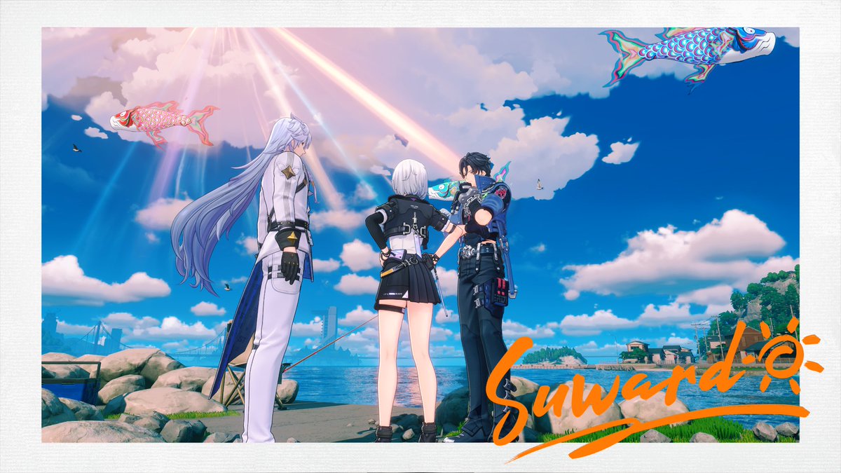 Lherana's tweet photo. 🎈EVENT: Sunward☀️Travelogue
⏰June 3 to July 8, 2026

📺https://t.co/jl8rkDf6Ce
▶️ Check the timestamps in the video description to jump to specific locations and skip the photo op parts. 😸

#NTE #NevernesstoEverness
#Baicang 🦋#Zero🫶#BaiZero🍟#Frizzle🎣#Chaos https://t.co/Qi8v3uvPX1