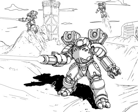 MagestrixRiley's tweet photo. Elementals in MW5 Clans: This is awesome, these little battle armor guys are nifty and useful.

Elementals in MW5 Mercs: GETITOFFGETITOFFGETITOFFGET- 
*Radio static.* https://t.co/JXX7J8eyA7