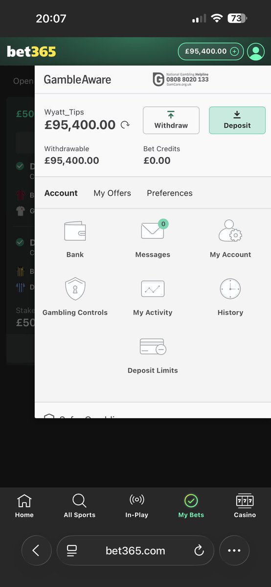 wyatt_Tips's tweet photo. Winning is what we do! ✅ Congratulations to our VIP member on this outstanding £93,000 return. Join the next winning drop by contacting https://t.co/fvUQImoZg0

https://t.co/MbacEqpolw https://t.co/SsIoet43hS