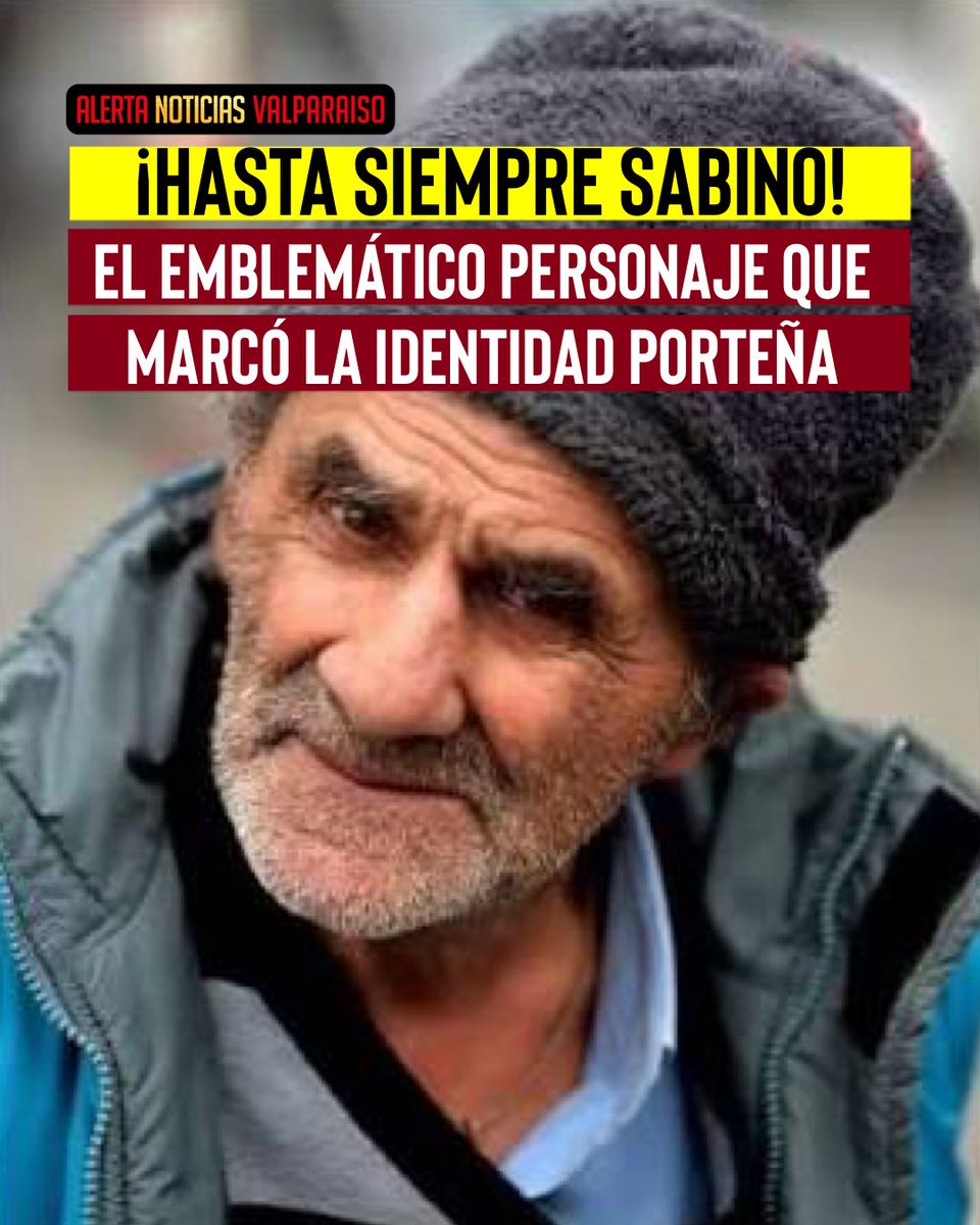 AlertaNoticiasV's tweet photo. Valparaíso despidió este fin de semana a uno de sus personajes más queridos. Sabino Ramírez Venegas, conocido por generaciones de porteños y visitantes por su carisma, cercanía y permanente alegría, falleció el pasado 4 de julio, dejando un profundo pesar entre quienes lo conocieron y compartieron con él en las calles del Puerto.

Nacido el 15 de febrero de 1957, Sabino vivía en El Belloto, en la comuna de Quilpué, desde donde viajaba diariamente a Valparaíso. Durante décadas recorrió el centro de la ciudad colaborando de manera informal en bares, restaurantes y distintos locales comerciales. También ayudaba a comerciantes y transeúntes, convirtiéndose en un rostro habitual para quienes transitaban por el plan porteño.

Su simpatía lo hizo ganarse el cariño de miles de personas. Era frecuente verlo conversando con turistas, bailando en la vía pública o posando para fotografías, siempre acompañado de su inconfundible frase: "Un beso para mi gente bonita", que terminó transformándose en su sello personal.

Pese a enfrentar dificultades económicas en distintos momentos de su vida, vecinos y locatarios coinciden en que nunca perdió la humildad, el respeto ni la disposición para alegrar el día de quienes lo rodeaban. Con el paso de los años dejó de ser solo un personaje urbano para convertirse en un verdadero símbolo de la identidad y el espíritu de Valparaíso.

Su historia terminó de manera trágica la noche del sábado 4 de julio, cuando fue atropellado por un microbús de la línea 200 en la intersección de Condell con Pudeto. Su muerte generó una masiva muestra de cariño, reflejada en una velatón realizada en Plaza Victoria y en las múltiples manifestaciones que exigieron justicia para quien muchos consideran un patrimonio humano del Puerto.