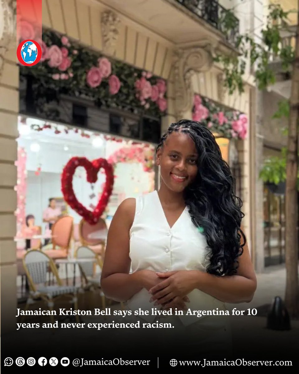 JamaicaObserver's tweet photo. For a decade, Jamaican Kriston Bell says she lived in Argentina without ever experiencing racism or discrimination, despite the country’s controversial history and international scrutiny over issues of anti-black racism.
https://t.co/X9FrCBFafG https://t.co/RB6NY12brW