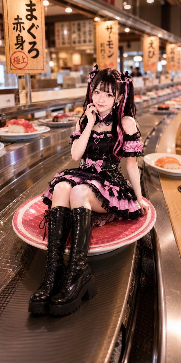 Touketsusan44's tweet photo. 変な時間に起きちゃったので今日一日つらくなりそう。
なので地雷系ちゃんが流れてくるところを妄想します。
#AIイラスト
#AIart https://t.co/eTaqD2fSkY