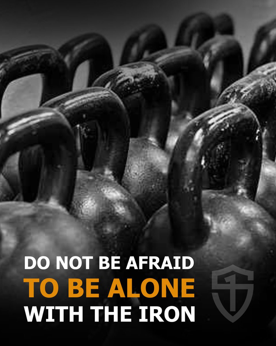 BeStrongFirst's tweet photo. “Strength is a decidedly individual pursuit. You may have a coach and training partners, but when it comes down to it, it is between you and the iron. Do not be afraid to be alone with the iron.” — Pavel https://t.co/iHXw2si4Bm