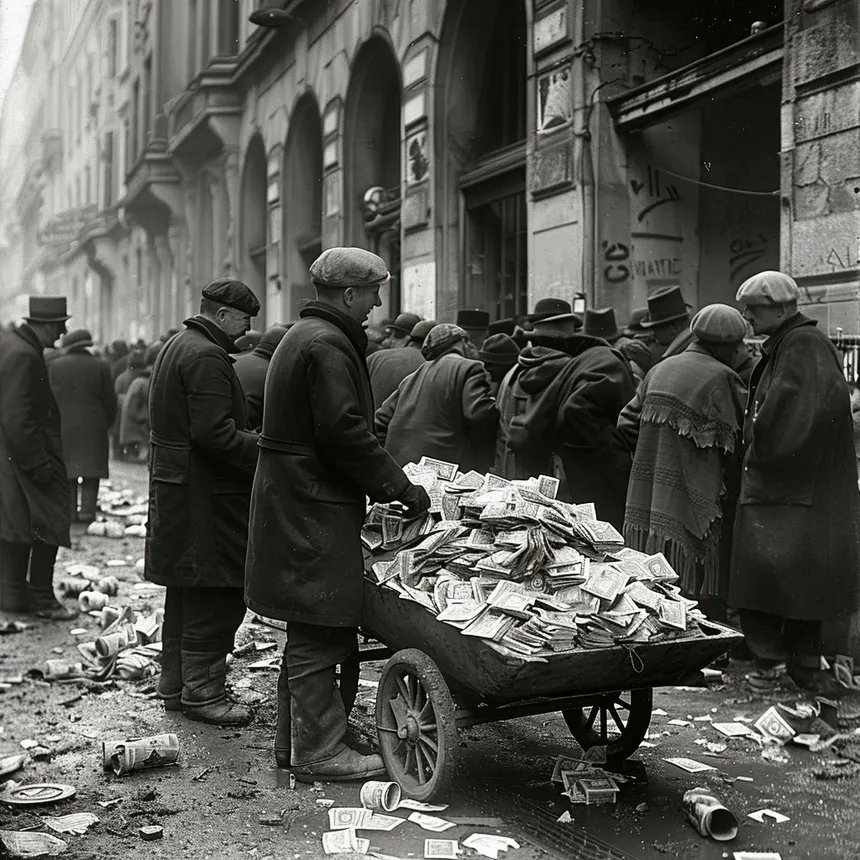 Jinjoe96's tweet photo. @marcfriedrich Bald wieder mit wertlosem Papier ein stück Brot kaufen.

Wilkommen im jahr 1923... ähm ich meine 2026 https://t.co/JLirHvmdU3