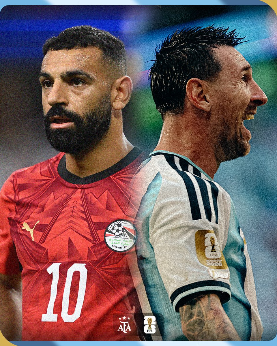 Argentina's tweet photo. 🏆 #FIFAWorldCup #Argentina y #Egipto 🇪🇬 se cruzan por primera vez en un Mundial, con un historial que favorece ampliamente a la Albiceleste.

📝 https://t.co/y3RhibQmCu https://t.co/4R0Yz4GlMv