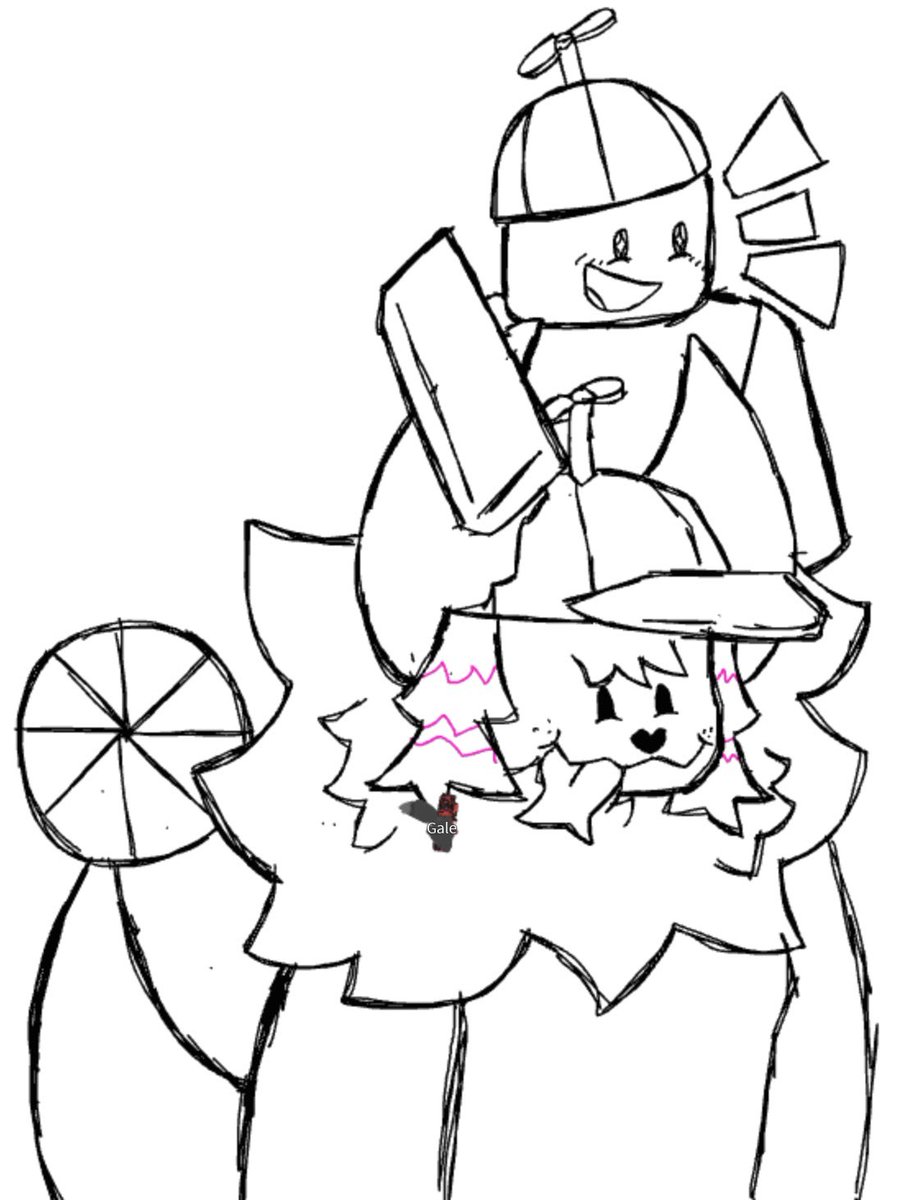 Nuggetdrawanani's tweet photo. Here’s Tripler(Guest 333) and their noob which is a friend’s oc!!
#Noob666 https://t.co/1aMbStvELB