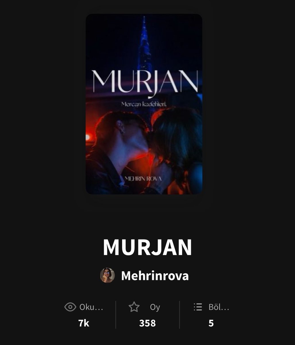 Murjansr's tweet photo. Biz 7K oldukkk #murjanwattpad | @Mehrinrova https://t.co/hu1mzjyPYP