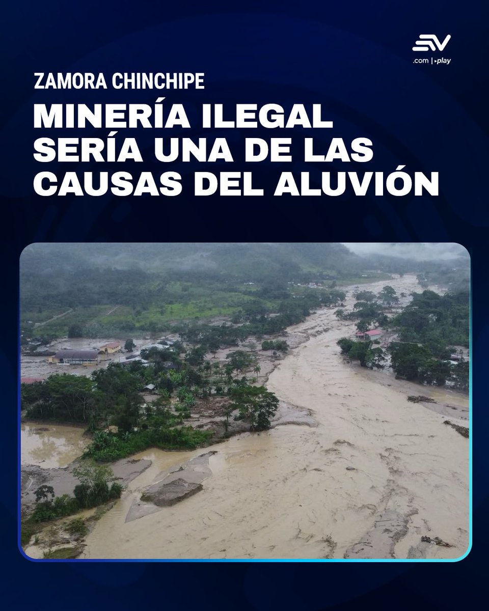 EcuavisaInforma's tweet photo. 🔴 (VIDEO) Las imágenes del aluvión en Zamora Chinchipe son impactantes. El desbordamiento del río Kantzama destruyó viviendas, cultivos, vías e infraestructura. ▶️ https://t.co/QVxUsXStP6 https://t.co/P5H4OXmBJf