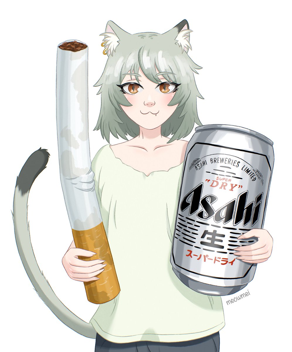 meowmei_'s tweet photo. #yanineko #chainsmokercat https://t.co/0PWiEB0CP4