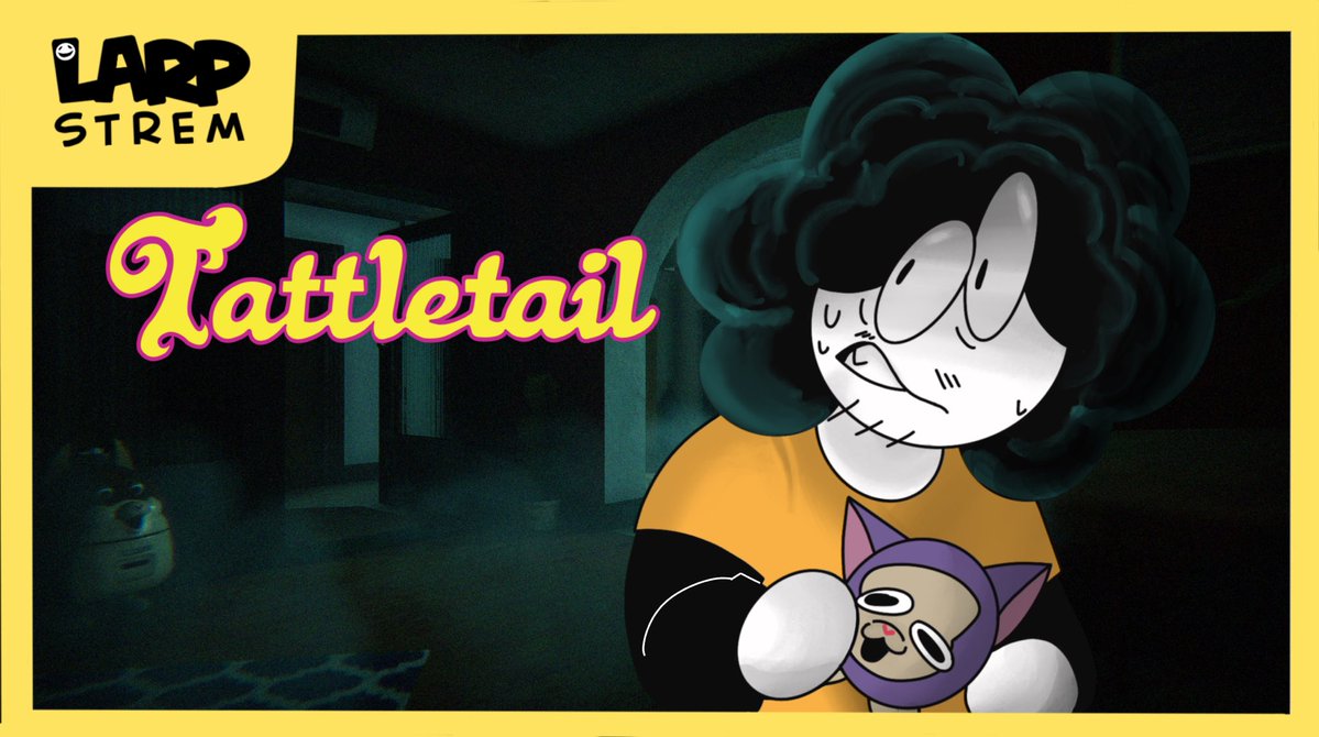 britishsluggirl's tweet photo. I’ve gone out of my way to make a thumbnail for a future larp strem! Here it is (idk if Larp will play tattletail but you never know!) @_SrLarp_ https://t.co/ysVmyK8vkM