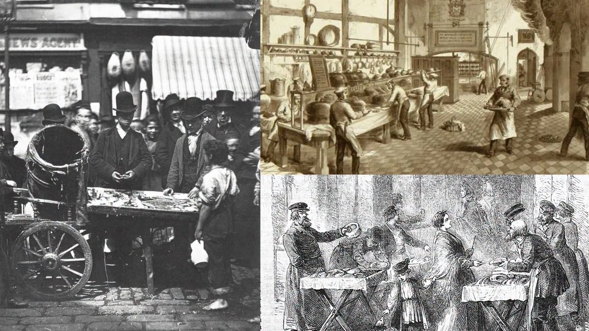 histories_arch's tweet photo. The bread that fed Industrial Britain was slowly killing the people who ate it... 

When millions of families left farms for factory cities in late 18th and early 19th Centuries, bread became something it had never been before. Not a simple food, but a lifeline. In cities like Manchester, Birmingham, and London, working families often spent more than half of their wages on food, and bread was the cheapest way to fill a stomach after a twelve-hour factory shift. Demand exploded. And the moment demand for any food product explodes faster than honest supply can keep up with, the fraud begins.

Bakers discovered that alum, a chemical compound used in tanning leather, could be mixed into flour to make cheap, coarse grain look whiter and more refined. White bread was considered higher quality, and whiter bread commanded better prices. The alum trick worked so well that by the early 1800s it had become standard practice across urban bakeries. What working-class families were buying as their daily bread was partly a leather-processing chemical. Alum caused rickets in children by interfering with calcium absorption. It was eventually shown to be directly responsible for a wave of bone disease among the industrial poor. The people baking the bread knew what they were adding. They did it anyway.

Chalk was another common adulterant. Bone ash from slaughterhouses was used to bulk out flour. There were rumors, never fully confirmed but widely believed, that bones came from graveyards. In some documented cases, potato flour, sawdust, and ground dried peas were also used. The bread looked like bread. It did not nourish like bread.

In 1820, a German chemist named Frederick Accum who had settled in London published a book called A Treatise on Adulterations of Food and Culinary Poisons. He named names. He listed specific bakers, brewers, and merchants caught adulterating their products. He included chemical tests readers could perform at home, including the advice that sticking a hot knife into a one-day-old loaf and smelling the blade would reveal the presence of alum. The book sold out in a month. It ran through four editions in two years. Then the food industry, whose profits he had threatened, worked to destroy him. He was eventually hounded out of the country over an unrelated scandal and spent the rest of his life in obscurity in Germany.

It was another fifty years before effective legislation was passed.

Meanwhile, the supply chain that fed industrial cities kept expanding. Farmers brought grain to millers. Millers sold flour to bakers. Bakers sold bread to market vendors. Vendors sold it to workers before the morning shift. Each transaction was anonymous. Each step removed the baker further from the person who would eat the bread. And in that anonymity, the adulteration thrived.

The Assize of Bread, a medieval system of regulations that had dictated what could legally go into a loaf for five hundred years, had been gradually dismantled as urban markets grew too large and too fast for any guild to monitor. What replaced it, for several decades, was nothing. The law of the market. Caveat emptor. Let the buyer beware.

The buyers were factory workers who couldn't afford to be aware; they were feeding their children on bread that was making them sick. They had no way of knowing what was in it and no legal recourse when they found out.

© Eats History

#archaeohistories