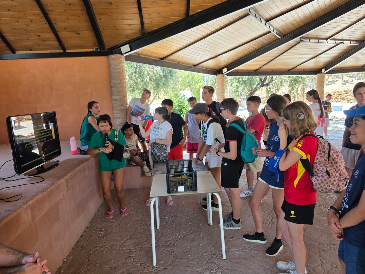 federacionaice's tweet photo. Día completo en Arenas del Rey: búsqueda del tesoro por la mañana, trabajo en equipo y muchas risas. Después, primer chapuzón en la piscina y, por la tarde, taller de pintura con muy buen ambiente. 

#CampAICE2026 #ImplanteCoclear https://t.co/HQuqtAuIEx