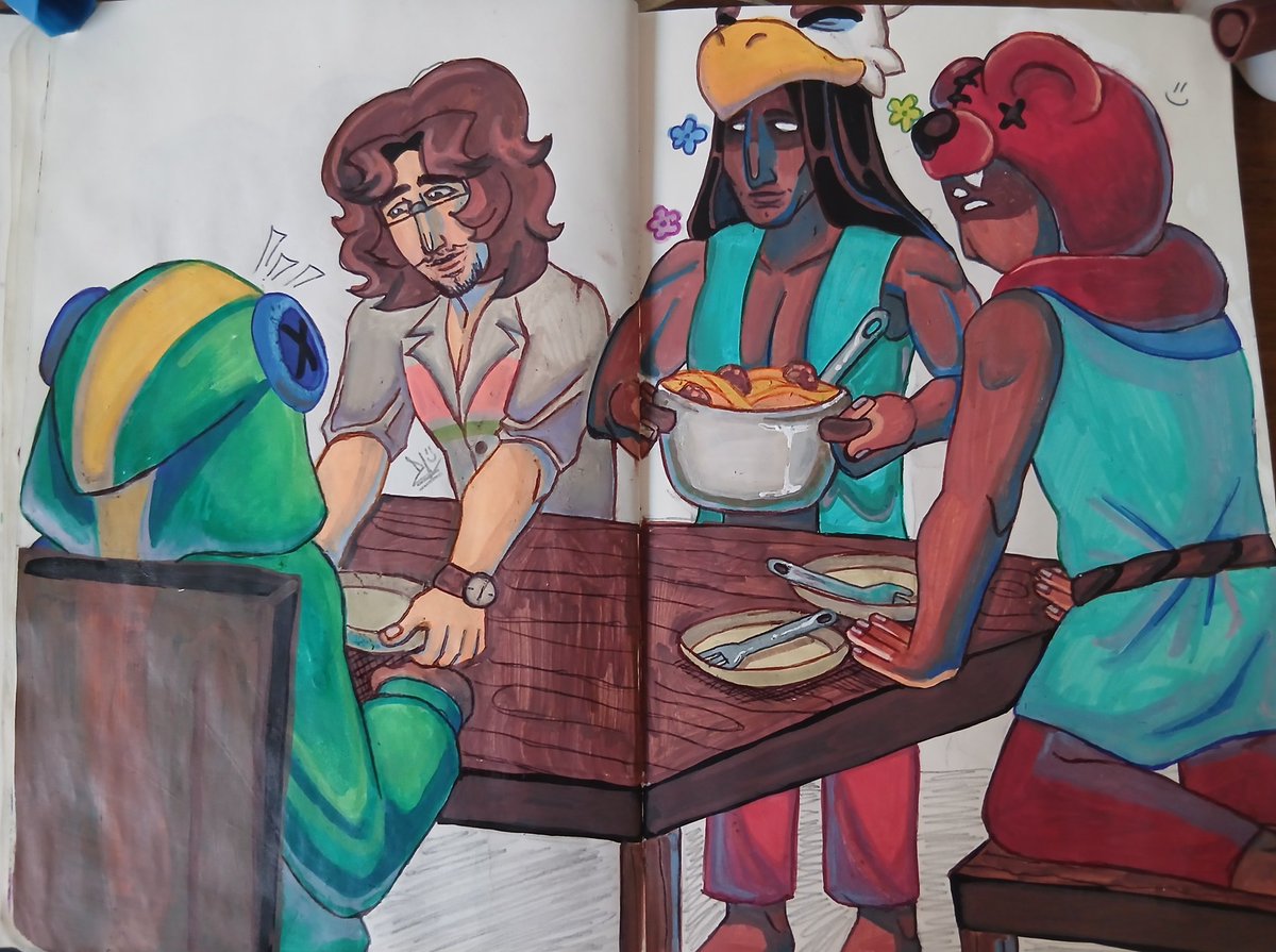 didi1221__'s tweet photo. "We made dinner for the kids. It was simple, but good!"
#brawlstarsart #yumetwt https://t.co/XjeC8XNhHF