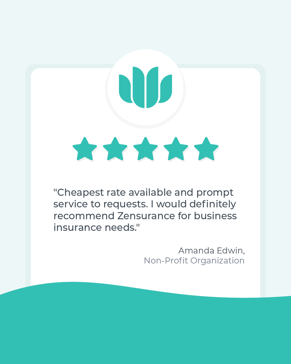 zensurance's tweet photo. ⭐⭐⭐⭐⭐ "Cheapest rate available and prompt service."

Great rates. Fast service. Pick both for your small business.

Get a free quote online in minutes!

👉 https://t.co/2lDi6Bf0UP 🛡️

#BusinessInsurance #GoogleReview #Trustpilot #5StarReview https://t.co/HMaDPcswsE