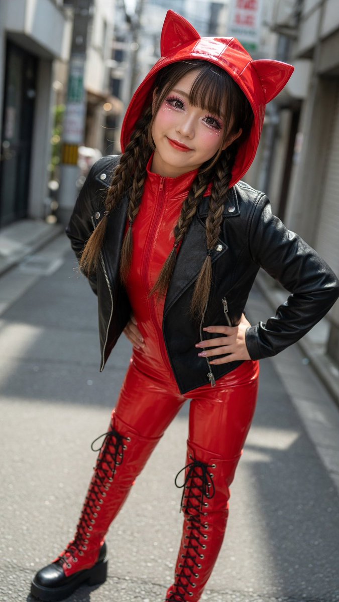 aifetish1's tweet photo. #aiart #catsuit #キャットスーツ https://t.co/aMUImvGstC