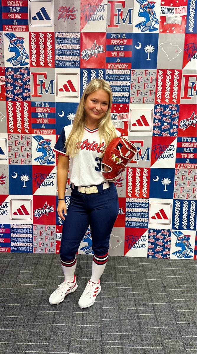 emmaskovran's tweet photo. I’m so excited to announce my commitment to continue my softball career at Francis Marion. I’m so grateful for this opportunity and cannot wait to see what next year holds! @coach_vallee @CoachSBagwell @fmu_softball #swampem #gopats https://t.co/6mhFqH4CeB