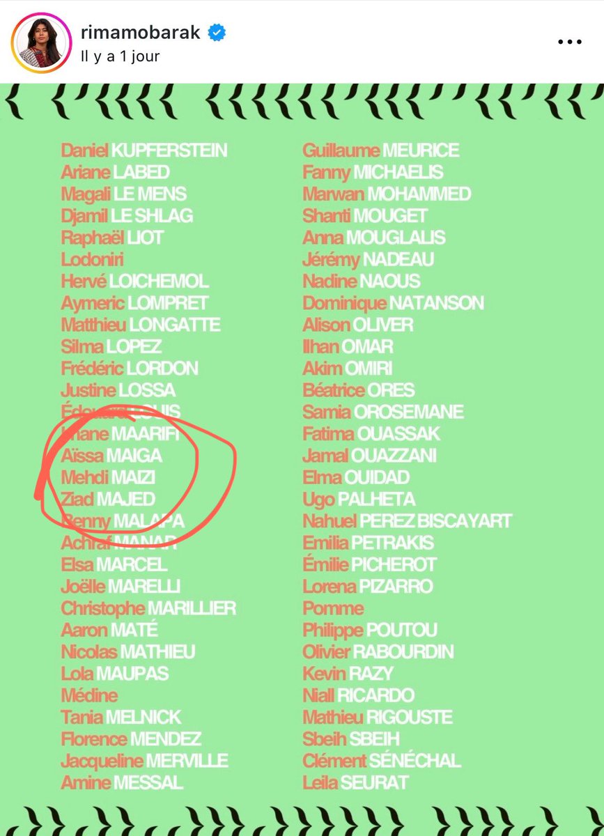 DestinationTele's tweet photo. L’incroyable liste des soutiens à la LFI Rima Hassan jugée demain pour "apologie du terrorisme"
On y retrouve Mehdi Maïzi, un salarié de France Inter donc payé avec nos impôts, producteur-animateur de 2 émissions dont actuellement une quotidienne à 17h !
Hallucinant @Arcom_fr https://t.co/rsL9QvUOlS