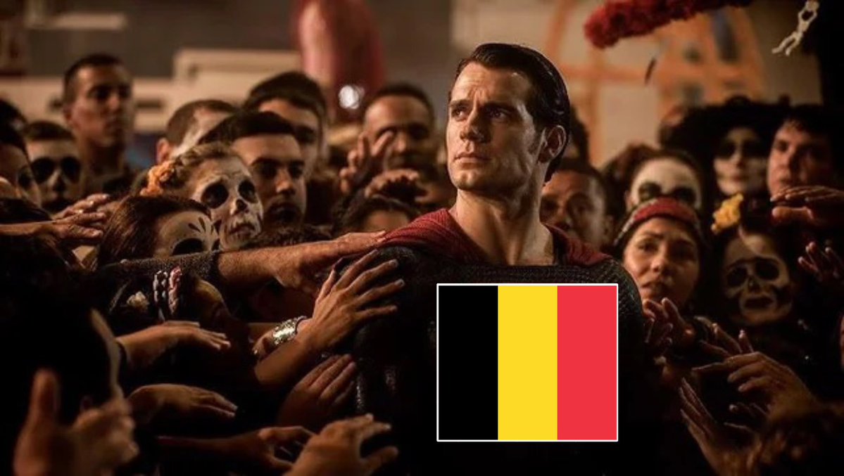 ScrewderiaF1's tweet photo. Football fans to Belgium against the USA https://t.co/RlE8zkrXsL