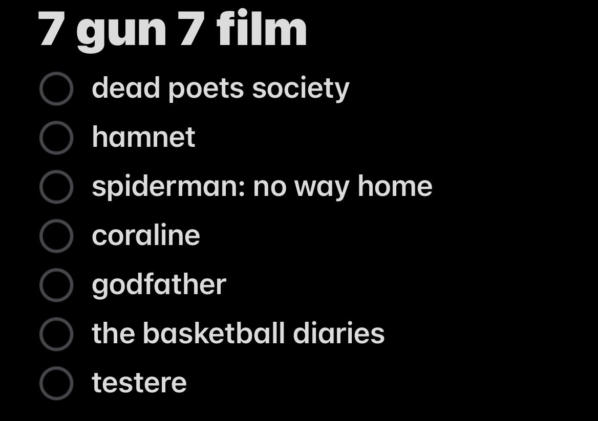 halfdrexm's tweet photo. 7 gün 7 film,, https://t.co/fAVjif4xW0