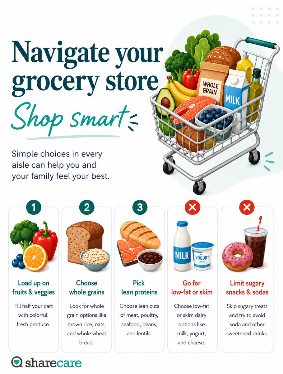 SharecareInc's tweet photo. Sometimes, you have to treat the grocery store as an obstacle course. 🛒😅 https://t.co/W03dO5sRZ7